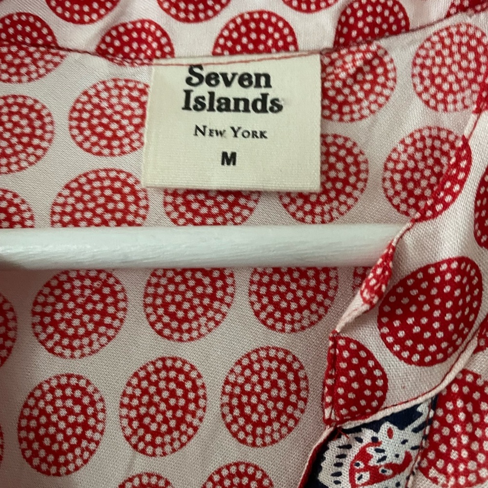 Seven Islands dress Red and White Polka Dot Sleeveless Dress - Picture 5 of 5